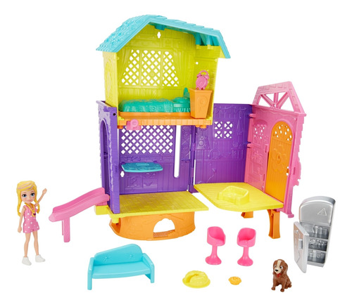 Polly Pocket Set De Juego Polly Y Peaches