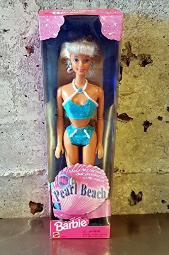 Blonde Pearl Beach Barbie Doll 1997 Con Un Anillo Para Ti