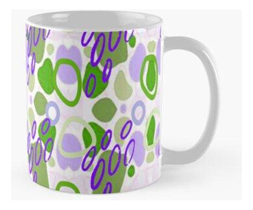 Taza X4 Circle Abstraction Psychedelic Graphic Design 5, Abs