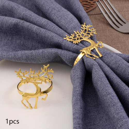 Anillos De Servilleta Con Forma De Ciervo, Soporte Para