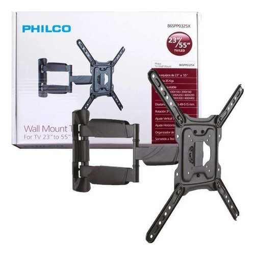 Soporte Tv 86spp0325x Led-lcd Philco 23 55 Color Negro