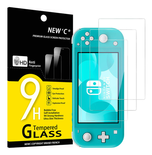 Protector De Pantalla New'c Glass Para Nintendo Switch Lite