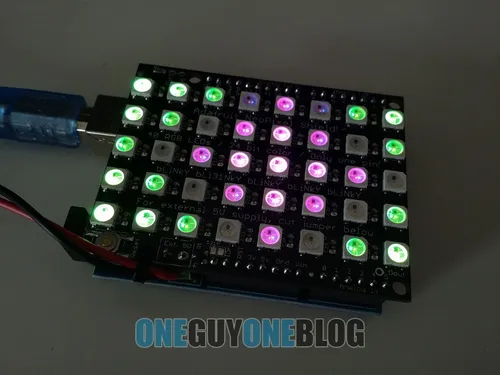Shield Matriz Led Rgb Ws2812 5x8