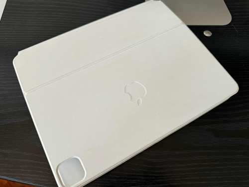 Teclado Apple Magic Keyboard A2480 Blanco  Forro iPad 12.9