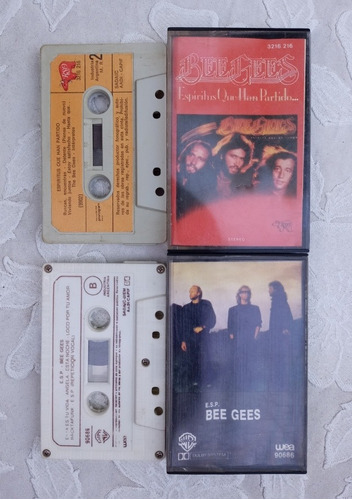 Bee Gees Lote 2 Cassettes Espiritus Que Han Partido + E.s.p.
