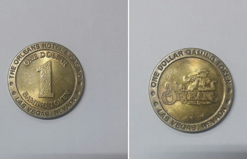 Token De Colección, The Orleans Hotel Casino. One Dollar. (Usado)