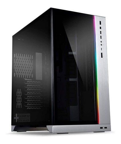 Gabinete Lian Li Pc-011 Dynamic Xl Silver Argb Rog Certified Color Negro
