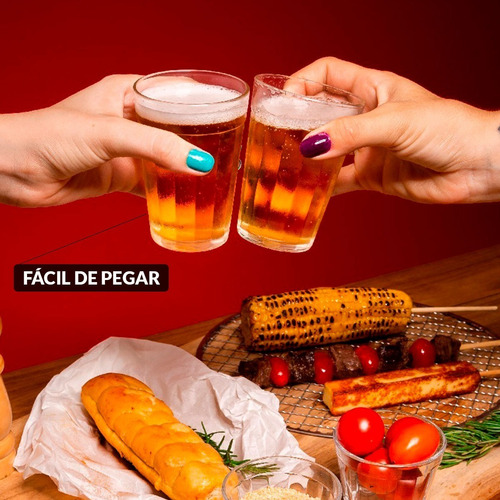 Imagem 6 de 9 de Copo Americano Simples Nadir 190ml Lagoinha 48 Unid. Atacado