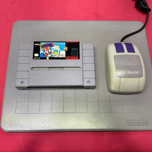 Mario Paint Con Mouse Super Nintendo Snes Original