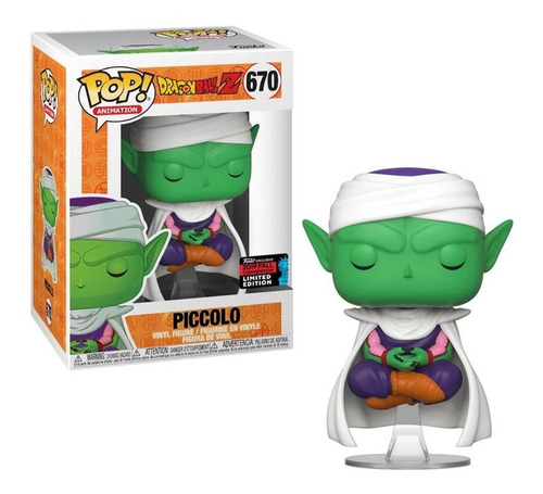 Funko Pop Dragon Ball Z Piccolo Lotus Position 670 Nycc 2019