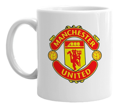 Caneca Personalizada Porcelana Manchester United Presente
