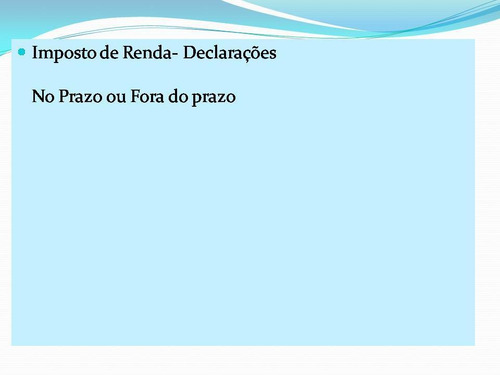 Imagem 2 de 2 de Declaração De Imposto De Renda Pessoa Física / Decl. Mei