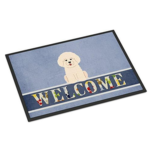 Felpudo De Bienvenida Bb5656mat Bichon Frise 18x27, Alf...