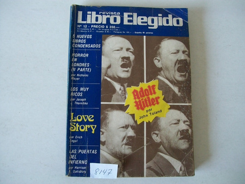 Revista Libro Elegido Nº 12 Adolf Hitler Mayo 1977