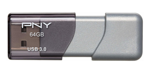 Pendrive Pny 64gb Turbo Attache 3 Usb 3.0 - P-fd64gtbop-ge G