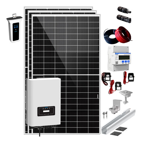 Kit Solar On Grid Ahorro 1.320kw/mes Trifasico 6kw On-6