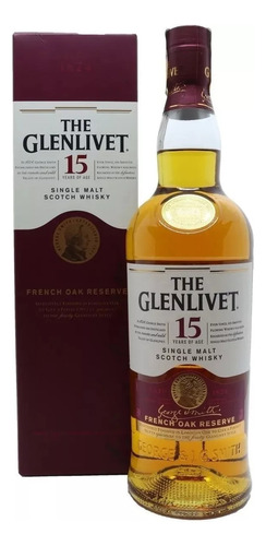 Whisky The Glenlivet 15 Anos 750ml