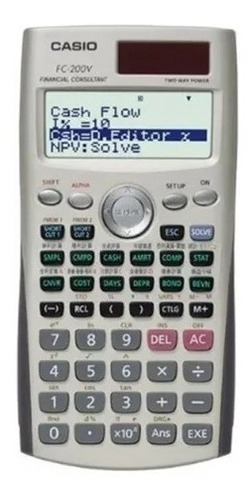 Calculadora Financiera Casio Fc-200v 