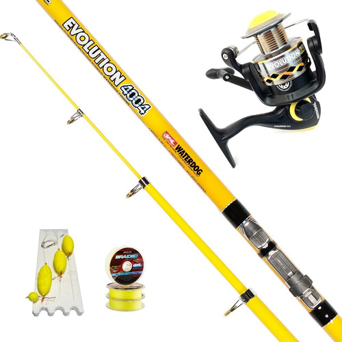 Combo Pejerrey Waterdog Evolution Caña + Reel + Linea + Muli