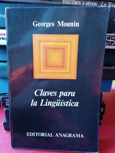 Claves Para La Lingüística Mounin - Anagrama Usado - Devoto