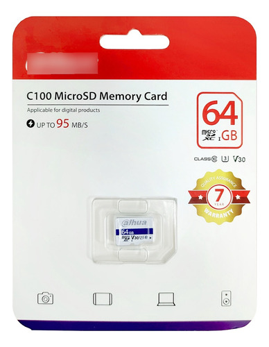 Memoria Micro Sd Dahua 64gb Clase 10 Modelo C100