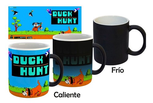 Taza Magica Arcade Duck Hunt Videojuego 