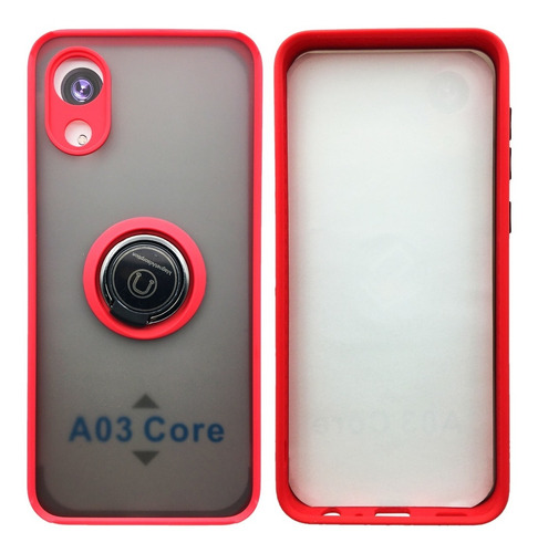 Case Silicon Borde De Color Samsung A03 Core