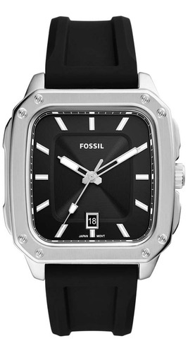 Relógio Fossil Masculino Inscription Prata - Fs5980/2kn