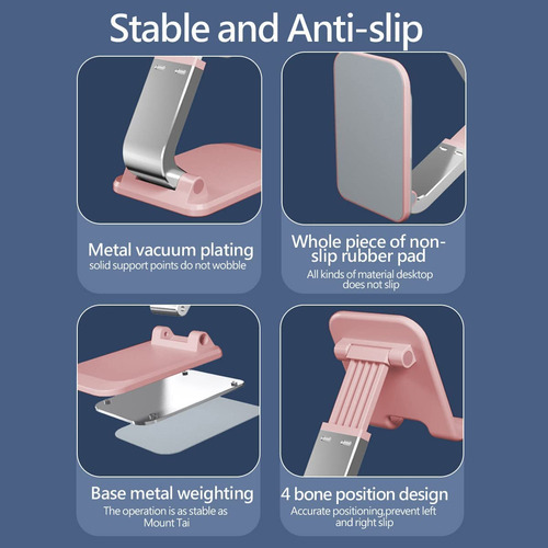 Soporte Para Celular, Ajustable Soporte Celular Mesa,