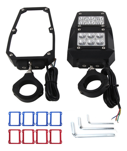 Espejo Retrovisor Ajustable Con Luces Led Polaris Rzr/ranger