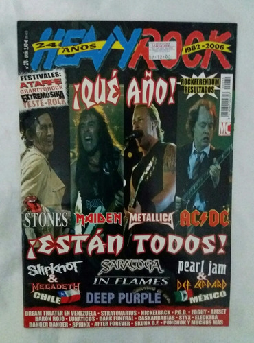 Heavy Rock 270 Revista Heavy Metal Hard Rock Posters