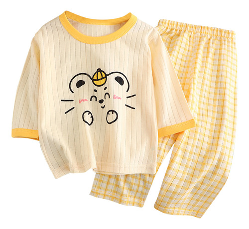 Ropa De Cama Casual Para Niños F, Casual, Manga Larga, Infor