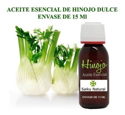 Aceite Esencial De Hinojo Dulce Envase De 15ml Puro Natural 