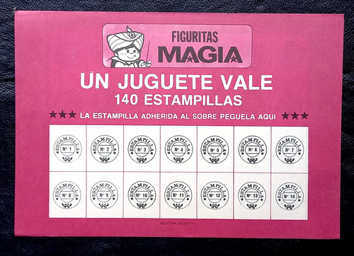 Suplemento Estampillas Del Album De Figuritas Magia