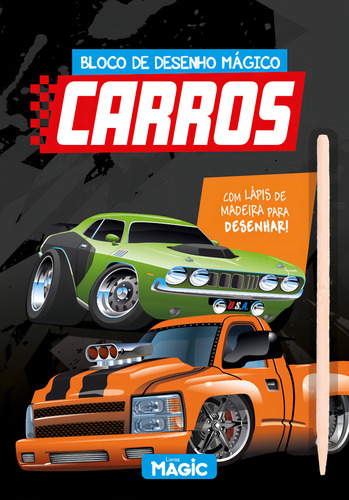 Carros - Bloco De Desenho Mágico
