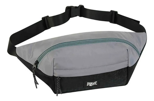 Riñonera Everlast Color: Gris - Medida: 36x14x8 Gris Liso
