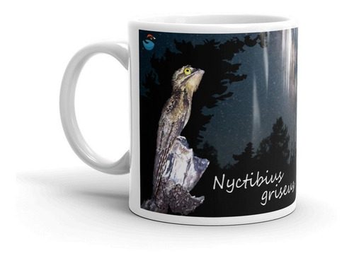 Imagem 2 de 7 de Caneca Personalizada Aves De Ubatuba (urutau)