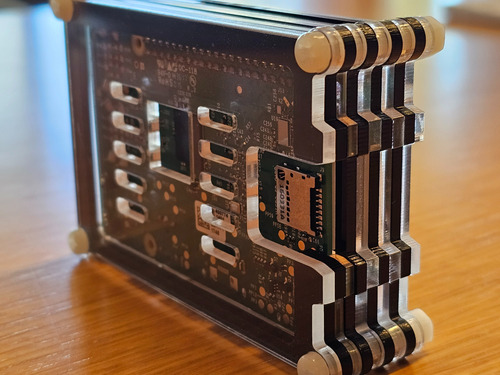 Novinho- Raspberry Pi 3 Model B V1.2 Case Acrilico E Cooler (Usado)