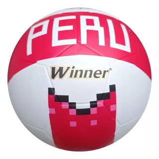 Pelota De Fútbol Winner Perú De Goma Lisa Para Niños #4