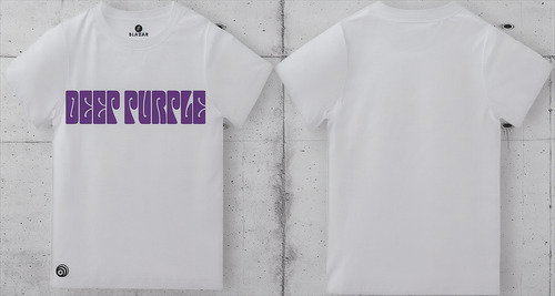 Polera Blanco Algodón Deep Purple