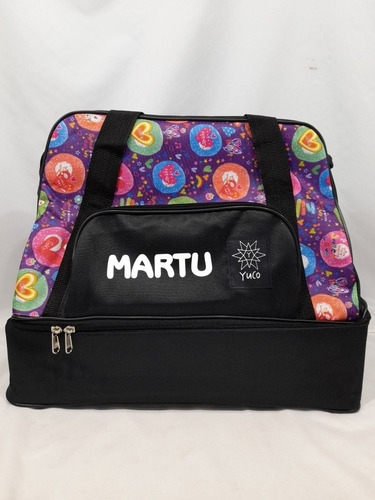 Imagen 5 de 9 de Bolso Cajon P/patin Artistico Estampado (opc Personalizable)