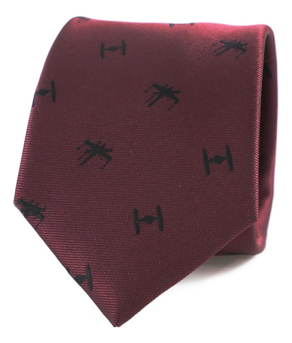 Corbata Star Wars Naves Starfighters Modelo Clásico Adulto 