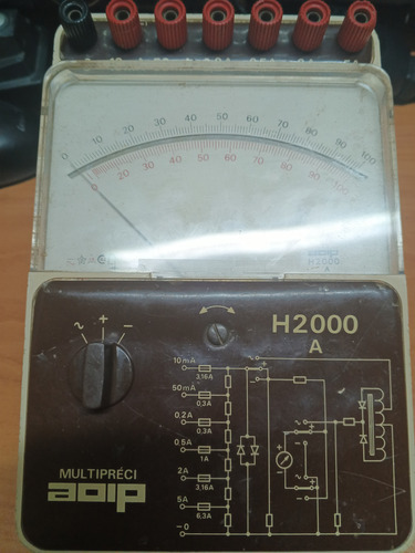 Amperímetro De Laboratorio Multipreci Aoip H2000a 10ma A 5a (Usado)