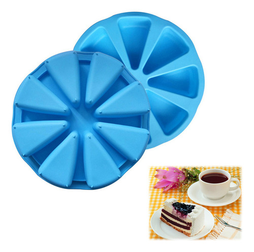 Molds: Pastel De Ocho Porciones Con Cavidad Triangular