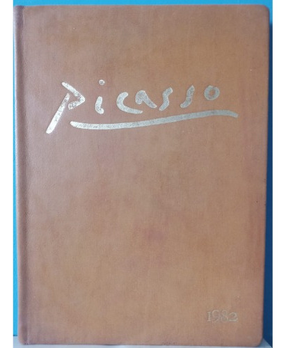 Agenda Picasso 1982 Con Imágenes A Color En Papel Ilustrado (Usado)