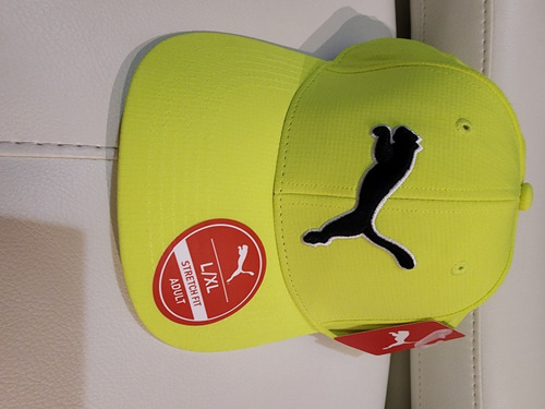 Gorras Puma Stresch Fit L/lx Amarilla 