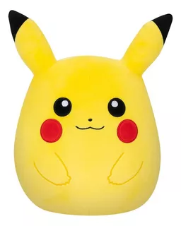 Peluche Pokemon Super Suave De 25 Cm Squishmallows - Pikachu Color Amarillo