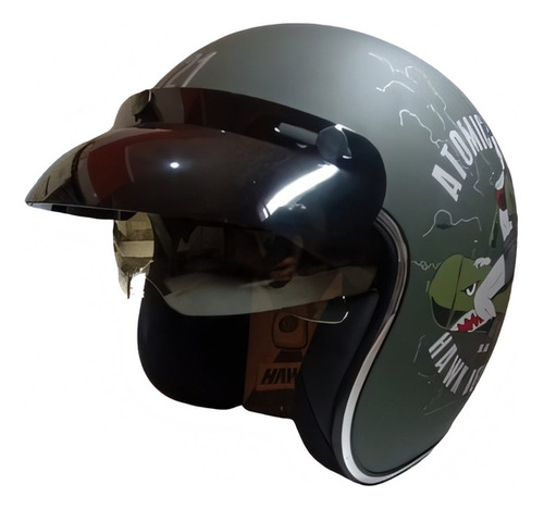 Casco Para Moto Hawk 721 Atomic Bomb