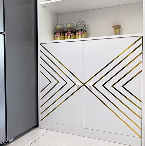 Cinta Adhesiva Decorativa Dorada 1 Rollo 20mm X 50metros