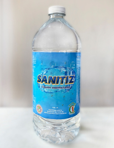Liquido Desinfectante Sanitizante 1l Sanitiz Coselma 20pzas